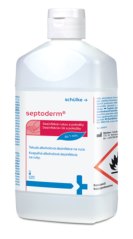 Dezinfekční přípravek tekutý, alkoholový  Septoderm 500 ml