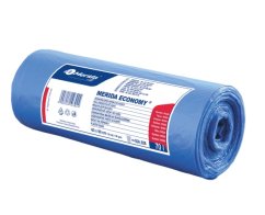 Sáčky na odpadky HDPE 8 mi, 60x90cm, 70 l, modré, 50 ks/balení