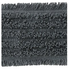 Mop so záložkami STANDARD, z mikrovlákna, 40 cm, sivý