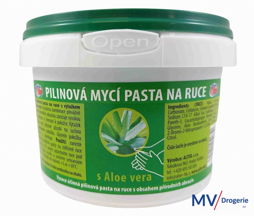 Pilinová pasta na ruce s aloe vera Go! 500  g