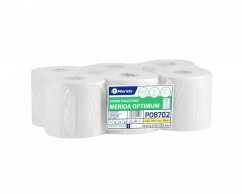 Toaletný papier dvojvrstvový, MERIDA OPTIMUM FLEXI, biely 17 cm, dĺžka 120 m, 6 roliek/balenie