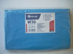 Vrecká na odpadky LDPE 30 mi, 60x90cm, 70 l, modré, 50 ks/balenie