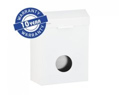 Kôš na sanitárny odpad so zásobníkom hygienických sáčkov MERIDA STELLA nerez, biela 4,4 l