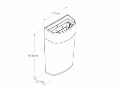 Kôš závesný otvorený MERIDA ONE 40 l, čierny