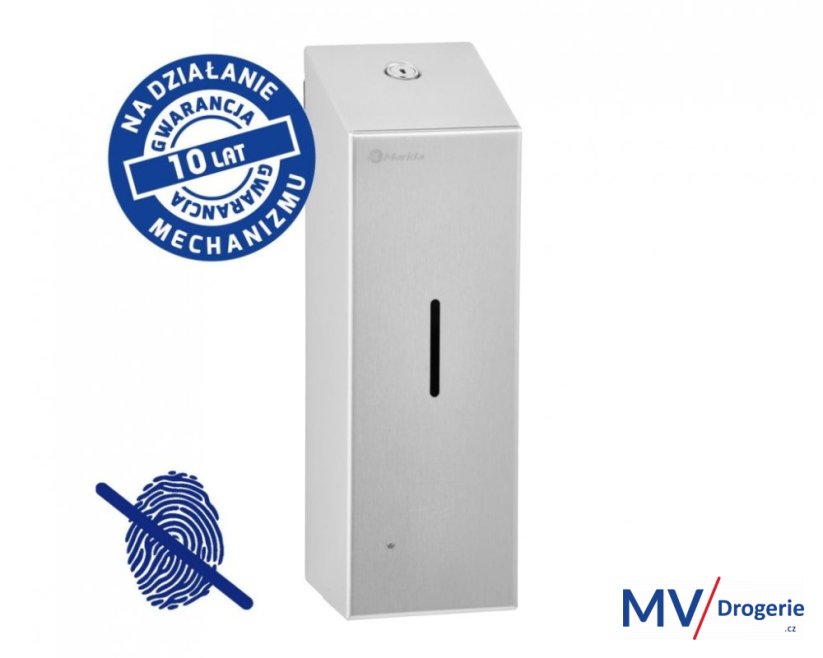 Automatický bezdotykový dávkovač pěnového mýdla  NA JEDNORÁZOVÉ VKLADYMERIDA STELLA AUTOMATIC SLIM Anti-FingerPrint