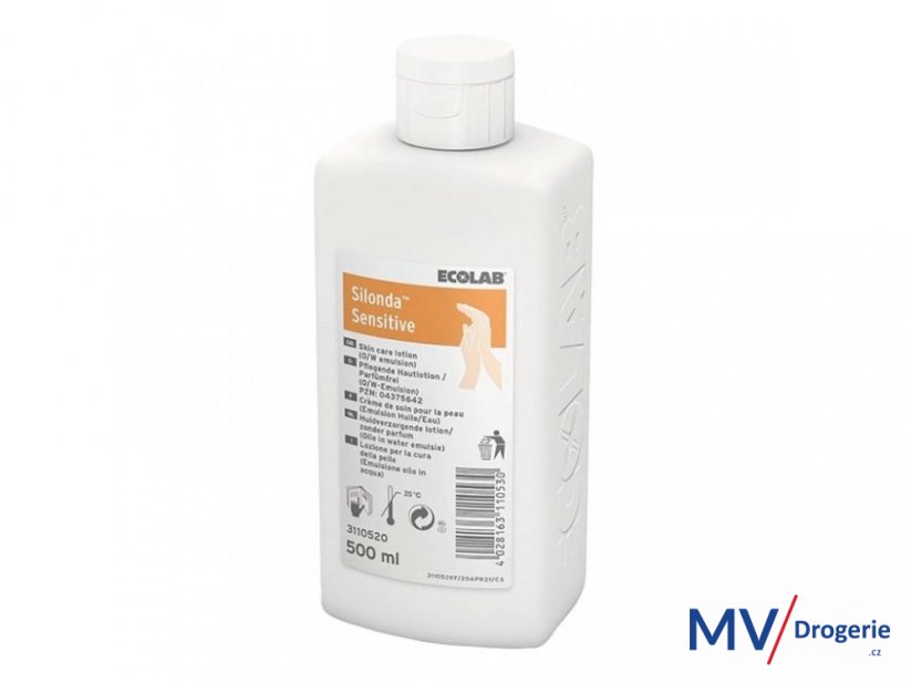 Hydratační krém na ruce Silonda Sensitive 500 ml