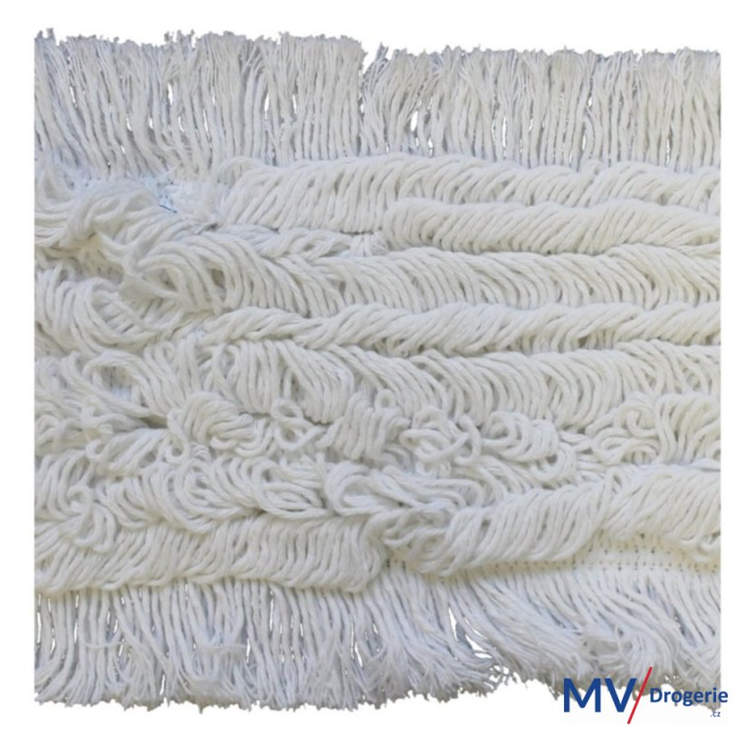 Mop plochý uzlíčkový s kapsami OPTIMUM, bavlna, 50 cm