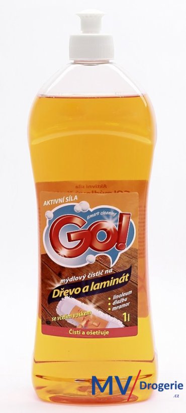 Mýdlový čistič na nábytek a podlahy GO! 1 l