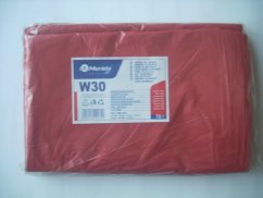 Sáčky na odpadky LDPE 30 mi, 60x90cm, 70 l, červené 50 ks/balení
