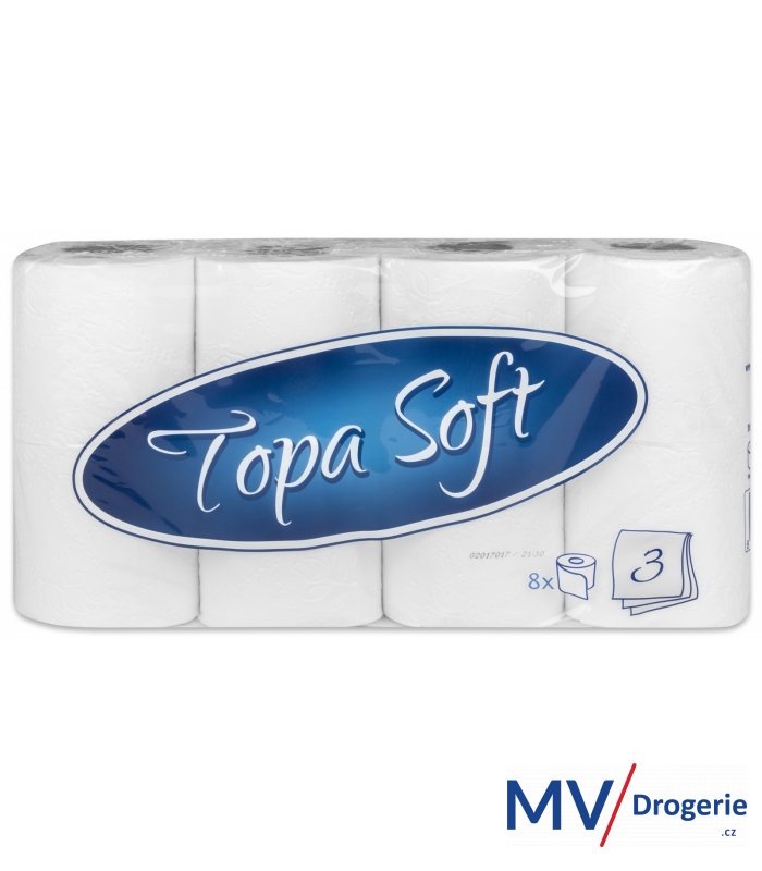 Toaletní papír třívrstvý, Topa Soft White, 96 ks/bal