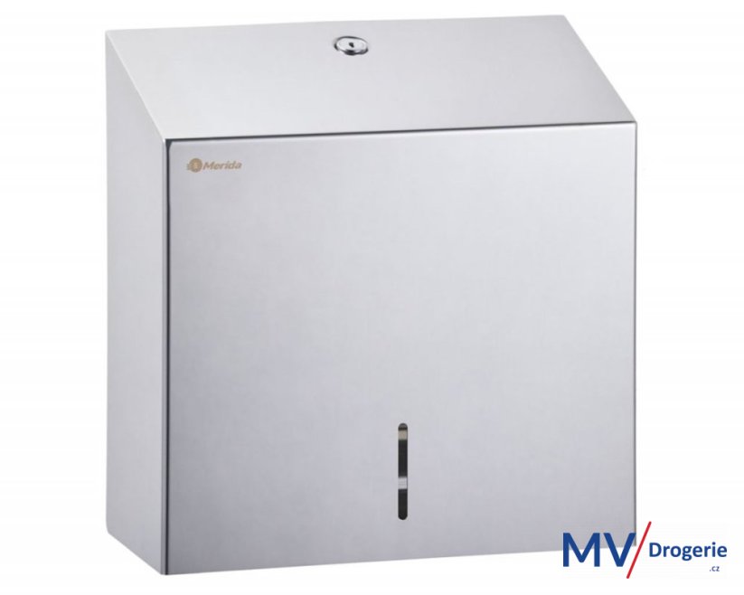 Zásobník na jednotlivé papierové uteráky MERIDA STELLA MAXI nerez, mat