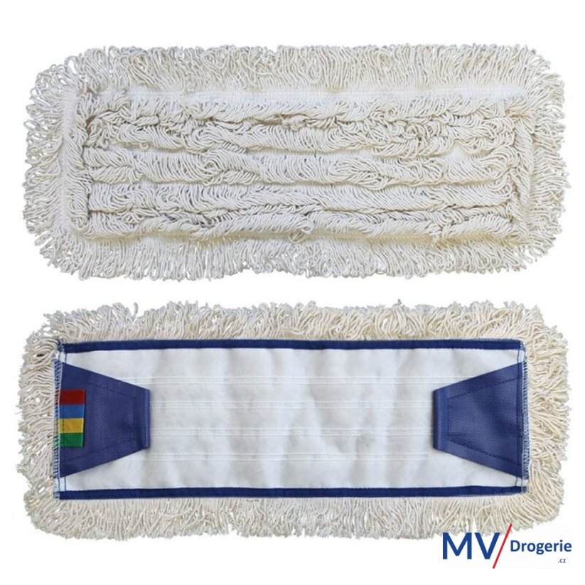 Mop se záložkami STANDARD, bavlna, 50 cm