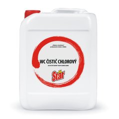 Chlórový čistič WC 5l