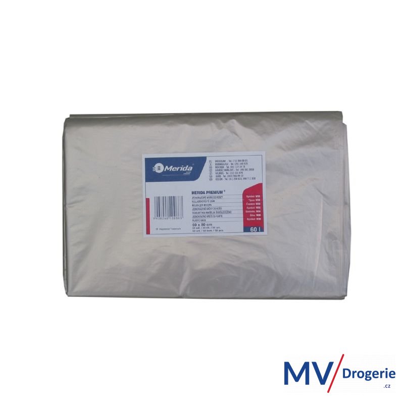Pytle na odpad  LDPE, 38 mi, 70x110 cm,120 l, čiré 50 ks/balení