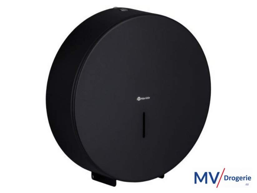 Zásobník na toaletný papier 28 cm MERIDA STELLA MEGA nerez čierna