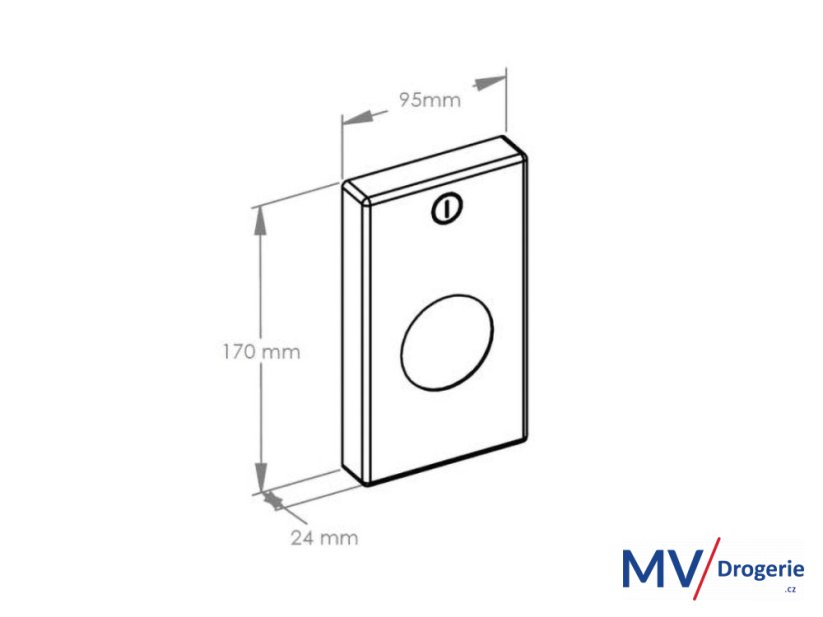 Zásobník na hygienické sáčky STELLA nerez mat