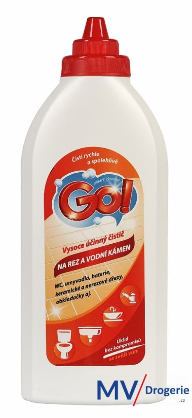 Prostředek na rez a vodní kámen Go! 500 ml
