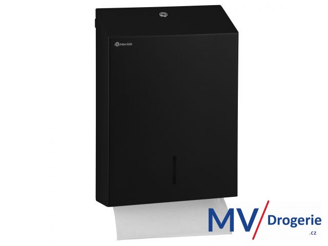 Zásobník na jednotlivé papierové uteráky STELLA SLIM MAXI nerez, čierna