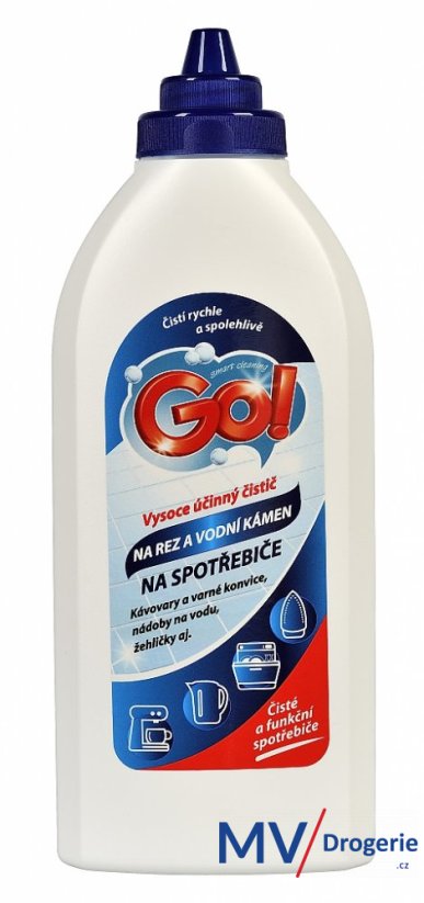 Prostředek na rez a vodní kámen na spotřebiče Go! 500 ml