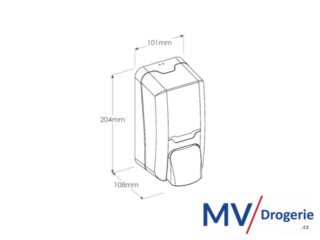 Dávkovač tekutého mýdla na dolévání MERIDA Hygiene CONTROL MINI