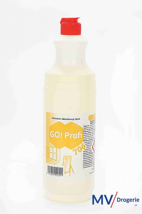 Čistič na skla a lesklé povrchy alkoholový Go! profi 706, 1l