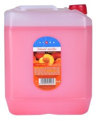 Tekuté mydlo ružové - broskyňa s perleťou a glycerínom Vione 5 l
