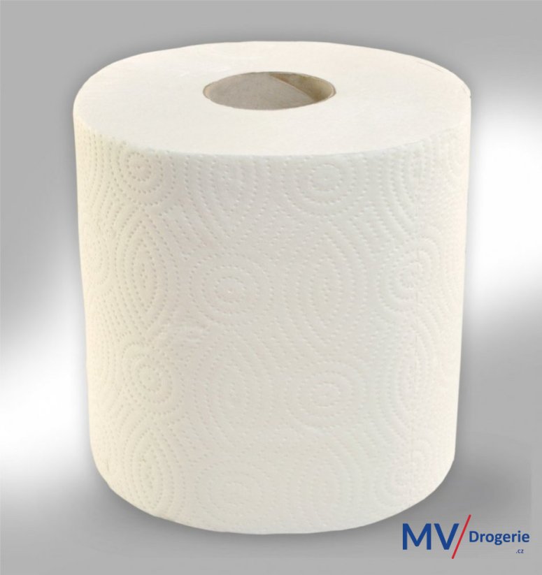 Papierové uteráky v roliach dvojvrstvové MAXI, 100 m, 6 roliek/balenie