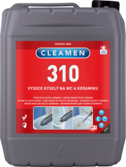 Čistící prostředek na WC a keramiku CLEAMEN 310 vysoce kyselý 5 l