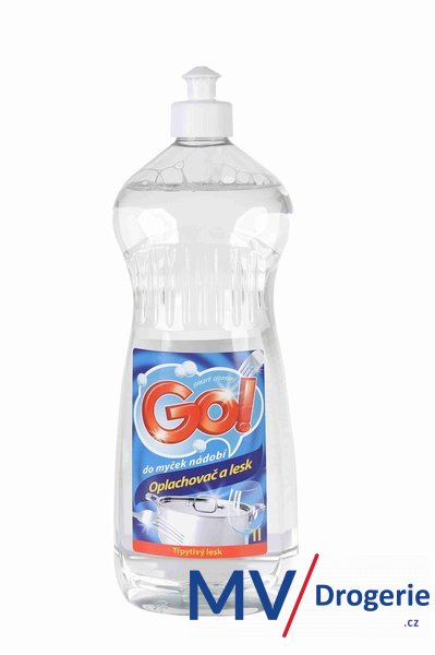 Oplachovač a lesk do myček nádobí GO! 1 l