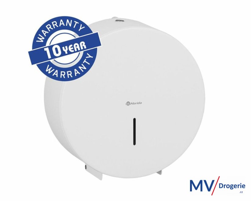 Zásobník na toaletný papier 23 cm MERIDA STELLA MAXI nerez biela