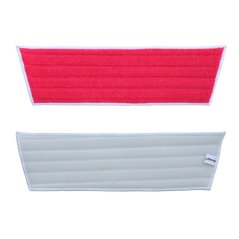 Mop z mikrovlákna na suchý zips, červený, ECONOMY 45x40x13 cm