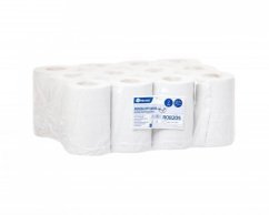 Papírové ručníky v rolích dvouvrstvé MERIDA OPTIMUM MINI délka 60 m, 12 rolí/balení