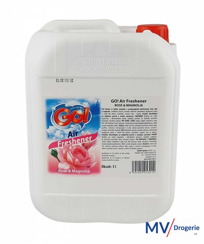 Osvěžovač vzduchu Go! air freshener rose a magnolia 5  l