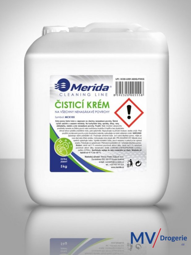 Čistiaci krém na všetky nenasiakavé povrchy Merida 5 kg