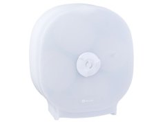 Zásobník na štyri rolky toaletného papiera bez dutinky MERIDA Hygiene CONTROL, biely