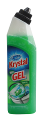 Čistící přípravek na toalety KRYSTAL WC gel, zelený 750 ml
