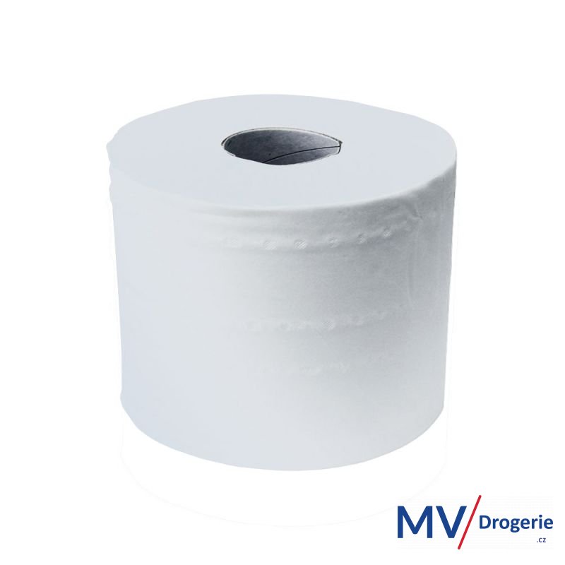 Toaletný papier dvojvrstvový, MERIDA FLEXI, 100% celulóza, výška 13,5 cm, priemer 18cm, 180 m, 12 roliek/balenie