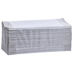 Papírové ručníky jednotlivé, skládané, šedé, 5000 ks