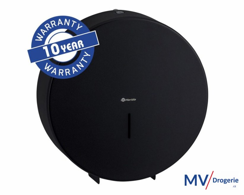 Zásobník na toaletný papier 28 cm MERIDA STELLA MEGA nerez čierna