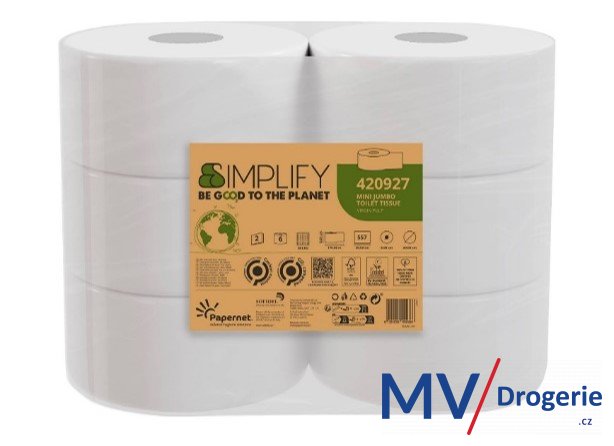 Toaletní papír v roli Jumbo Simplify, mini, 20 cm