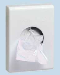 Zásobník na hygienické sáčky ITALIC , bílý plast
