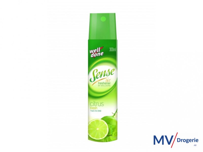 Osvěžovač vzduchu, Sense 300 ml CITRUS/LIME