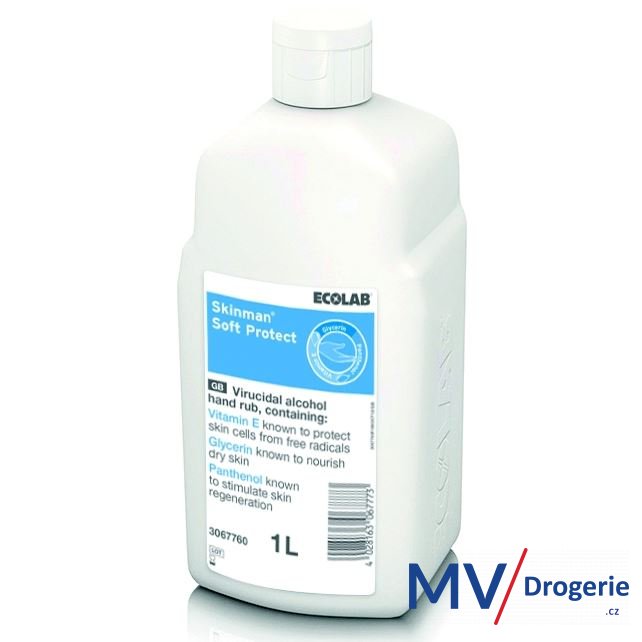 Dezinfekce na ruce Skinman Soft Protect 1l