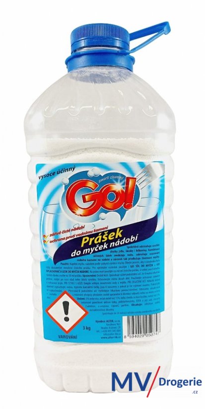 Prášek do myčky na nádobí Go! 3  kg
