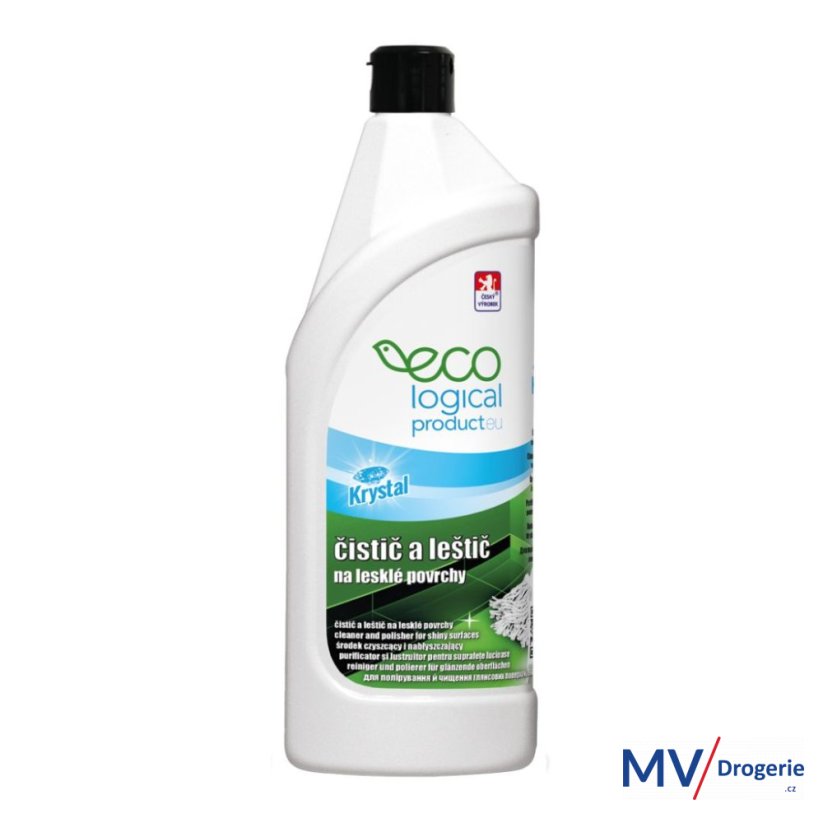 Čistič a leštič na lesklé povrchy ECO KRYSTAL 750 ml