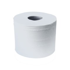 Toaletní papír dvouvrstvý, MERIDA FLEXI, 100% celulóza, výška 13,5 cm, průměr 18cm, 180 m, 12 rolí/balení
