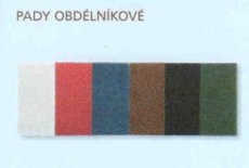 Pad zelený 250 x 115 x 20 mm