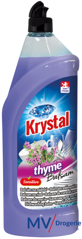 Balzám na nádobí KRYSTAL mateřídouška 750 ml