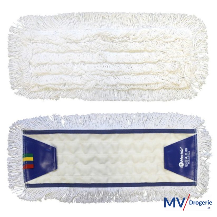 Mop plochý uzlíčkový se záložkami OPTIMUM, bavlna, 50 cm
