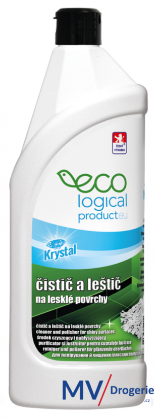 Čistič a leštič na lesklé povrchy ECO KRYSTAL 750 ml